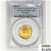 Image 1 : 1988-W US VAULT COLL $5 1/10oz gold PCGS PR69 DCAM