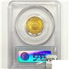 Image 2 : 1988-W US VAULT COLL $5 1/10oz gold PCGS PR69 DCAM