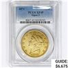 Image 1 : 1873 $20 Gold Double Eagle PCGS XF45 Open 3