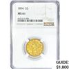 Image 1 : 1894 $5 Gold Half Eagle NGC MS61
