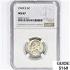 Image 1 : 1943-S Jefferson Nickel NGC MS67