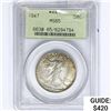 Image 1 : 1947 Walking Liberty Half Dollar PCGS MS65
