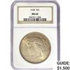 Image 1 : 1934 Silver Peace Dollar NGC MS64