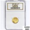 Image 1 : 1901 Sweden .1296oz Gold 10 Kroner NGC MS66
