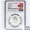 Image 1 : 2023P $100 1oz Australia Platinum NGC MS70 Queen