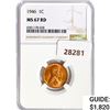 Image 1 : 1946 Wheat Cent NGC MS67 RD