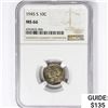 Image 1 : 1945-S Mercury Silver Dime NGC MS66