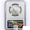Image 2 : 1943 Walking Liberty Half Dollar NGC MS66
