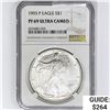 Image 1 : 1993 American 1oz Silver Eagle NGC PF69 UC
