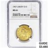 Image 1 : 1907 $10 Gold Eagle NGC MS61