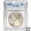 Image 1 : 1922 Silver Peace Dollar ICG MS65