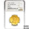 Image 1 : 1793A Netherland .33oz. Gold Souverain D'or NGC AU