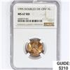 Image 1 : 1995 Lincoln Memorial Cent NGC MS67 RD, DDO