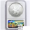 Image 2 : 2021-W American Silver Eagle NGC PF70 UC, T-2
