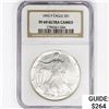 Image 1 : 1993 American 1oz Silver Eagle NGC PF69 UC