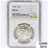 Image 1 : 1942 Walking Liberty Half Dollar NGC MS64