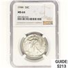 Image 1 : 1944 Walking Liberty Half Dollar NGC MS64