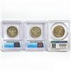 Image 2 : [3] Varied US SILV Half Dollars PCGS/ICG (1908-S,