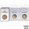Image 1 : [3] Varied US SILV Half Dollars PCGS/NGC MS64-5 (1