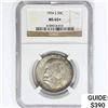 Image 1 : 1954-S Franklin Half Dollar NGC MS65+ RED