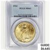 Image 1 : 1924 $20 Gold Double Eagle PCGS MS63