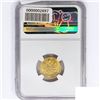 Image 2 : 1902 Russia .1245oz Gold 5 Roubles NGC MS65