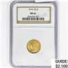 Image 1 : 1914 $2.5 Gold Quarter Eagle NGC MS61