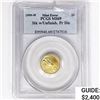 Image 1 : 1999-W US $5 1/10oz Gold PCGS MS69 Stk Unfinish. P