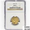 Image 1 : 1909-D $5 Gold Half Eagle NGC MS63