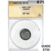 Image 1 : 1883 Kingdom of Hawaii Dime ANACS EF40