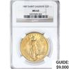 Image 1 : 1907 $20 Gold Double Eagle NGC MS63