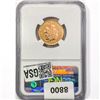 Image 2 : 2013 India 1 Sovereign .2355oz. Gold NGC MS69