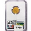 Image 2 : 1915 $2.50 Gold Quarter Eagle NGC AU55