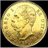 Image 1 : 1882 Italy .1867oz Gold 20 Lire UNCIRCULATED