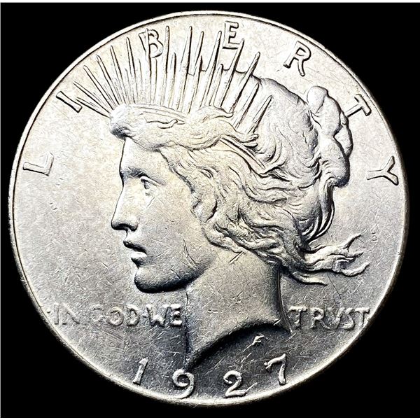1927-S Silver Peace Dollar CHOICE AU
