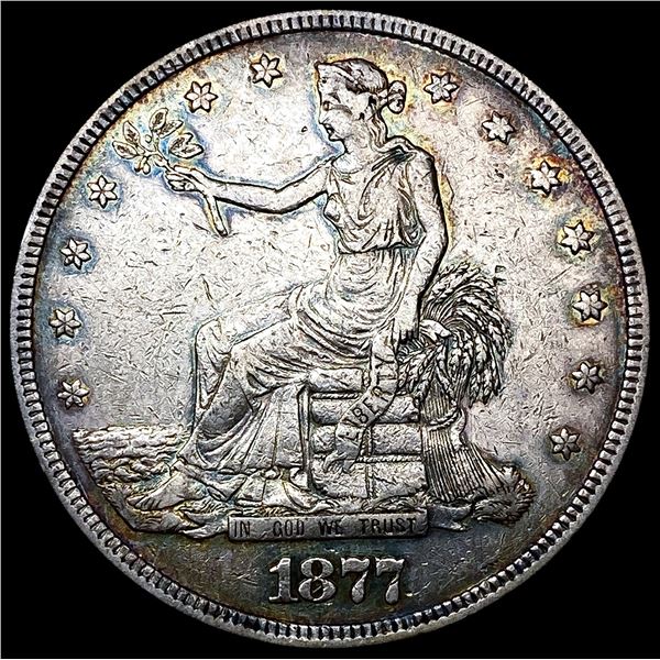 1877-S Silver Trade Dollar LIGHTLY CIRCULATED