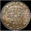 Image 2 : 1863 Civil War Shop Token LIGHTLY CIRCULATED