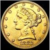 Image 1 : 1882 $5 Gold Half Eagle CLOSELY UNCIRCULATED