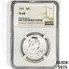 Image 1 : 1961 Franklin Half Dollar NGC PF69
