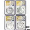 Image 1 : [4] 2021 Morgan Silver Dollars NGC MS69