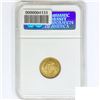 Image 2 : 1874/3 10K .13oz Swedish Gold NGC MS65