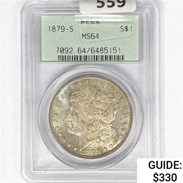 1879-S Morgan Silver Dollar PCGS MS64