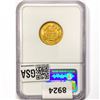Image 2 : 1854 $3 Gold Piece NGC AU53