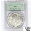 1884-O Morgan Silver Dollar PCGS MS64