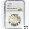 Image 1 : 1943 Walking Liberty Half Dollar NGC MS64