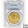 Image 1 : 1924 $20 Gold Double Eagle PCGS MS63