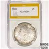 Image 1 : 1883 Morgan Silver Dollar PGA MS64
