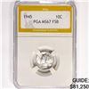 Image 1 : 1945 Mercury Silver Dime PGA MS67 FSB