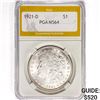 Image 1 : 1921-D Morgan Silver Dollar PGA MS64