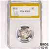 1935 Buffalo Nickel PGA MS65